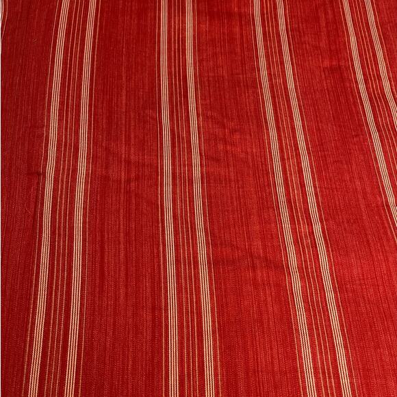 Ralph Lauren San Luca Red Stripe Seychelles Comforter KING Size Burlap Trim - Picture 7 of 12